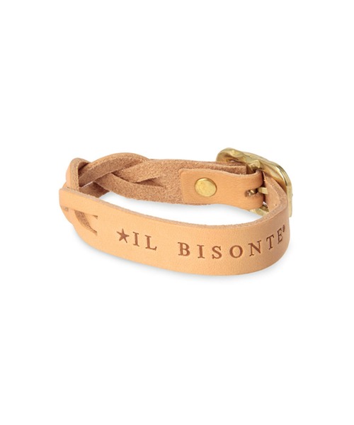 IL BISONTE(イルビゾンテ)の「IL BISONTE / ORIGINAL LEATHER / ブレスレット(ブレスレット・レディース・ブラック/ダークブラウン/グレー/ネイビー/オリーブ/レッド/ナチュラル/ライトブラウン/グリーン/オレンジ/レンガ・2/1)」の5枚目の写真