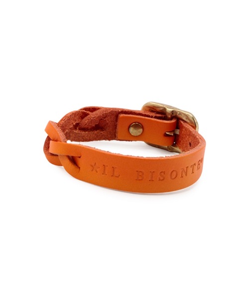 IL BISONTE(イルビゾンテ)の「IL BISONTE / ORIGINAL LEATHER / ブレスレット(ブレスレット・レディース・ブラック/ダークブラウン/グレー/ネイビー/オリーブ/レッド/ナチュラル/ライトブラウン/グリーン/オレンジ/レンガ・2/1)」の11枚目の写真