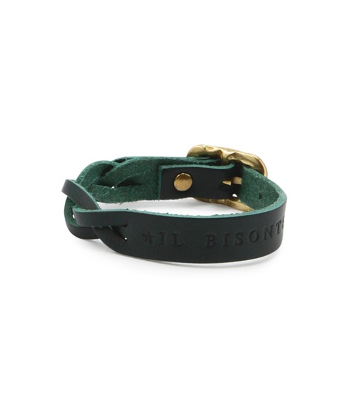 IL BISONTE(イルビゾンテ)の「IL BISONTE / ORIGINAL LEATHER / ブレスレット(ブレスレット・レディース・ブラック/ダークブラウン/グレー/ネイビー/オリーブ/レッド/ナチュラル/ライトブラウン/グリーン/オレンジ/レンガ・2/1)」の7枚目の写真