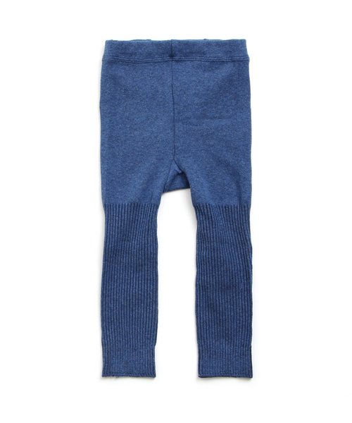 Ampersand(アンパサンド)の「メランジリブスパッツ(レギンス/スパッツ・キッズ・エメラルド/ワインレッド/ブルー/グレー/チャコール・110/100/120/90/140/80)」の4枚目の写真