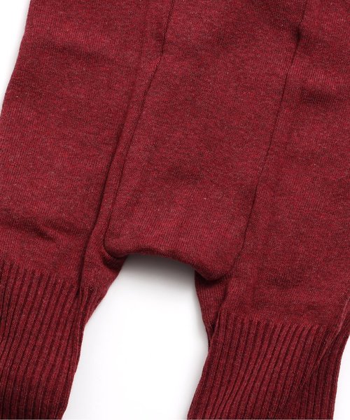 Ampersand(アンパサンド)の「メランジリブスパッツ(レギンス/スパッツ・キッズ・エメラルド/ワインレッド/ブルー/グレー/チャコール・110/100/120/90/140/80)」の8枚目の写真