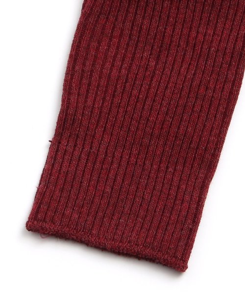 Ampersand(アンパサンド)の「メランジリブスパッツ(レギンス/スパッツ・キッズ・エメラルド/ワインレッド/ブルー/グレー/チャコール・110/100/120/90/140/80)」の7枚目の写真