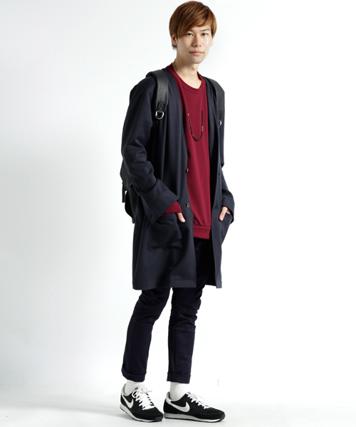 MONO-MART（モノマート）の「ドロップショルダーアスレジャースウェット（スウェット・メンズ・ホワイト/ブラック/ブルー/ワイン/チャコール/イエロー/カーキ/ピンク・FREE）」の13枚目の写真