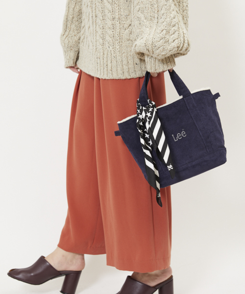 Lee（リー）の「【Lee×SMIRNASLI】Reversible Mini Tote（トートバッグ・レディース・キャメル/ベージュ/ピンク/ネイビー/ブルー/グレー・FREE/フリー）」の3枚目の写真