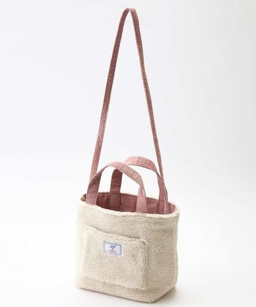 Lee（リー）の「【Lee×SMIRNASLI】Reversible Mini Tote（トートバッグ・レディース・キャメル/ベージュ/ピンク/ネイビー/ブルー/グレー・FREE/フリー）」の17枚目の写真