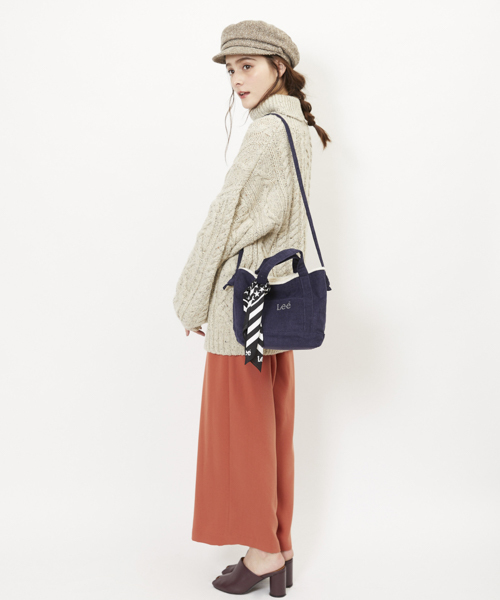 Lee（リー）の「【Lee×SMIRNASLI】Reversible Mini Tote（トートバッグ・レディース・キャメル/ベージュ/ピンク/ネイビー/ブルー/グレー・FREE/フリー）」の8枚目の写真