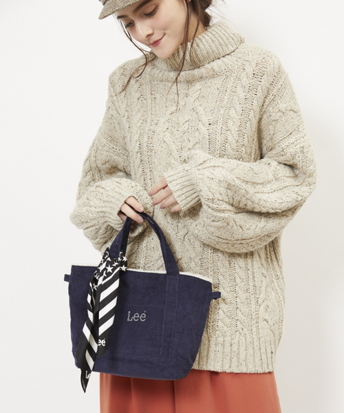 Lee（リー）の「【Lee×SMIRNASLI】Reversible Mini Tote（トートバッグ・レディース・キャメル/ベージュ/ピンク/ネイビー/ブルー/グレー・FREE/フリー）」の7枚目の写真