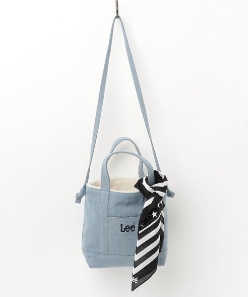 Lee（リー）の「【Lee×SMIRNASLI】Reversible Mini Tote（トートバッグ・レディース・キャメル/ベージュ/ピンク/ネイビー/ブルー/グレー・FREE/フリー）」の4枚目の写真