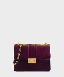 CHARLES & KEITH | プッシュロックショルダーバッグ/PUSH-LOCK SHOULDER BAG(ショルダーバッグ)