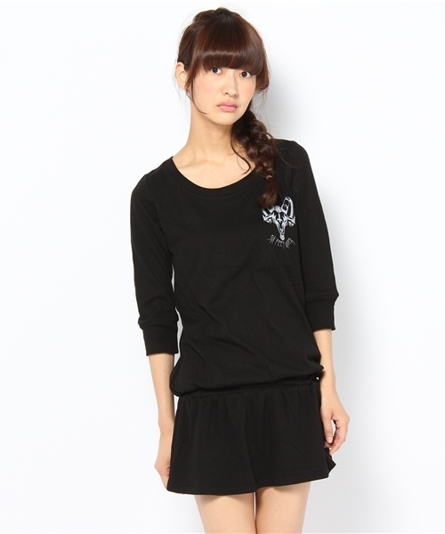 WEGO(ウィゴー)の「AYAMOコラボワンピース(ワンピース・レディース・ブラック・FREE)」の10枚目の写真