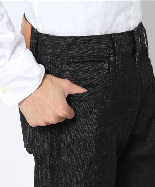 green label relaxing（グリーンレーベルリラクシング）の「SLIM FIT デニム 5POC BL（デニムパンツ・メンズ・ブラック・SMALL/MEDIUM/LARGE）」の6枚目の写真