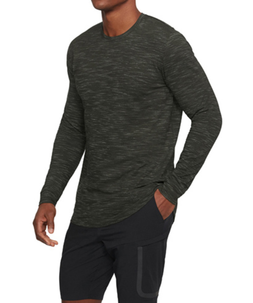 UNDER ARMOUR（アンダーアーマー）の「メンズ ライフスタイル長袖Tシャツ / スポーツスタイル長袖ロングスリーブ（Tシャツ/カットソー・メンズ・ブラック/ダークグリーン/ホワイト・XL/S/L/3XL/M/XXL）」の3枚目の写真