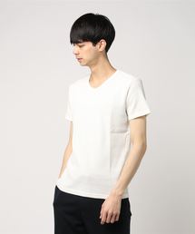 サーマルTシャツ 半袖 Vネック