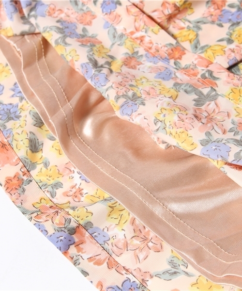 one after another NICE CLAUP（ワンアフターアナザーナイスクラップ）の「お花スカパン（スカート・レディース・オフホワイト/キャメル/ブラック・FREE）」の9枚目の写真