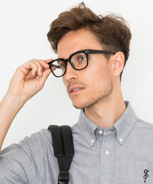 NUMBER (N)INE（ナンバーナイン）の「【NUMBER (N)INE】≪WEB限定≫スーベニアライン ウエリントン/サ（サングラス・メンズ・ブラウン/ブラック/クリア/ブルー・FREE）」の4枚目の写真