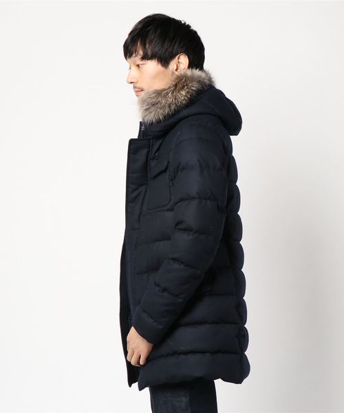 HERNO(ヘルノ)の「 HERNO / 別注 ウール 4ポケット ダウンコート(ダウンジャケット/コート)」 - WEAR