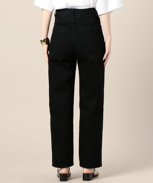 BEAUTY&YOUTH UNITED ARROWS（ビューティーアンドユースユナイテッドアローズ）の「BY ブラックデニムボタンフライパンツ ◆（デニムパンツ・レディース・ブラック・SMALL/MEDIUM）」の4枚目の写真