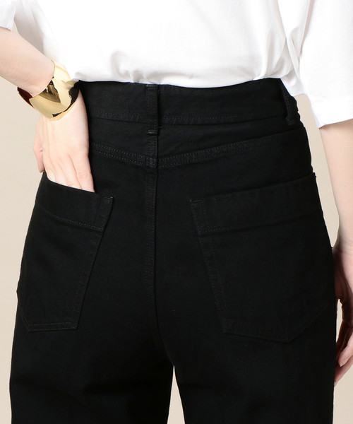 BEAUTY&YOUTH UNITED ARROWS（ビューティーアンドユースユナイテッドアローズ）の「BY ブラックデニムボタンフライパンツ ◆（デニムパンツ・レディース・ブラック・SMALL/MEDIUM）」の12枚目の写真