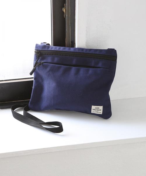 coen（コーエン）の「キャンバスサコッシュバッグ（ショルダーバッグ・メンズ・ネイビー/ワインレッド/ブラック・FREE）」の2枚目の写真