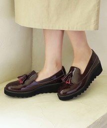 one after another NICE CLAUP | ウイングチップ厚底シューズ(ローファー)