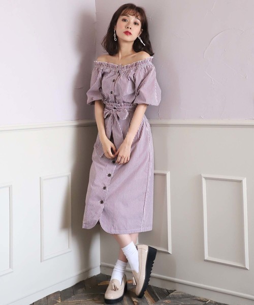 one after another NICE CLAUP(ワンアフターアナザーナイスクラップ)の「ウイングチップ厚底シューズ(ローファー・レディース・ブラック/ベージュ/ボルドー・SMALL/MEDIUM/LARGE)」の8枚目の写真