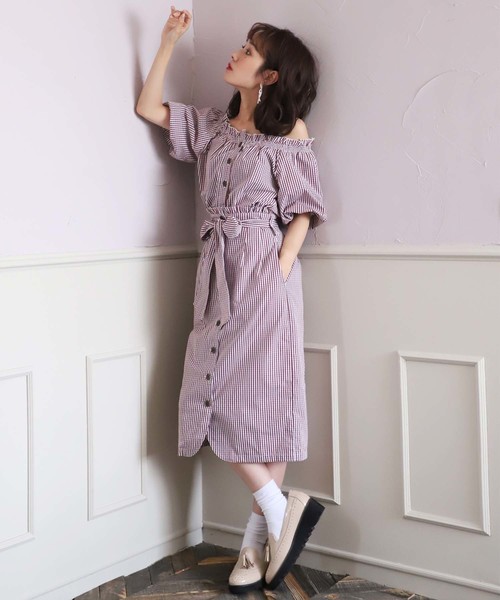 one after another NICE CLAUP(ワンアフターアナザーナイスクラップ)の「ウイングチップ厚底シューズ(ローファー・レディース・ブラック/ベージュ/ボルドー・SMALL/MEDIUM/LARGE)」の9枚目の写真