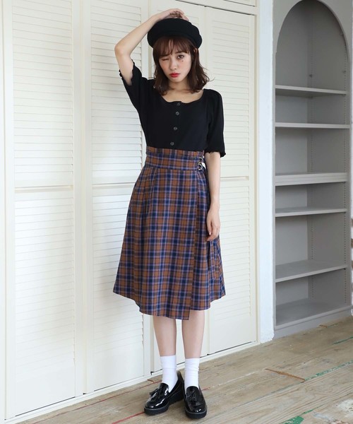 one after another NICE CLAUP(ワンアフターアナザーナイスクラップ)の「ウイングチップ厚底シューズ(ローファー・レディース・ブラック/ベージュ/ボルドー・SMALL/MEDIUM/LARGE)」の11枚目の写真