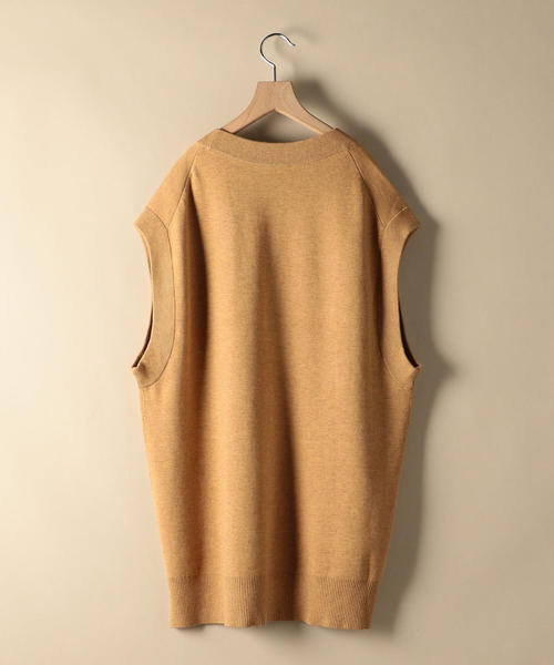 BEAUTY＆YOUTH　ダブルフェイスVネックベスト BEAUTY&YOUTH UNITED ARROWS（ビューティーアンドユース