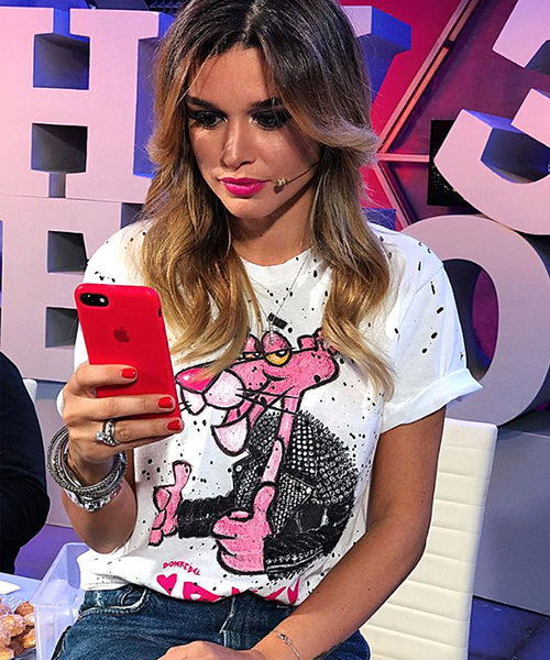 DOMREBEL（ドムレーベル）の「ピンクパンサープリントデニムジャケット