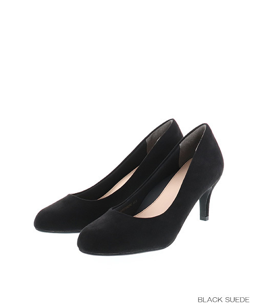 RANDA(ランダ)の「3E/ストレスフリー/ラウンドトゥパンプス(パンプス・レディース・レッド/ブラック系その他/ベージュ系その他/ブラック系その他2・23/24/25/22/22.5/24.5/23.5/21/25.5/21.5)」の2枚目の写真