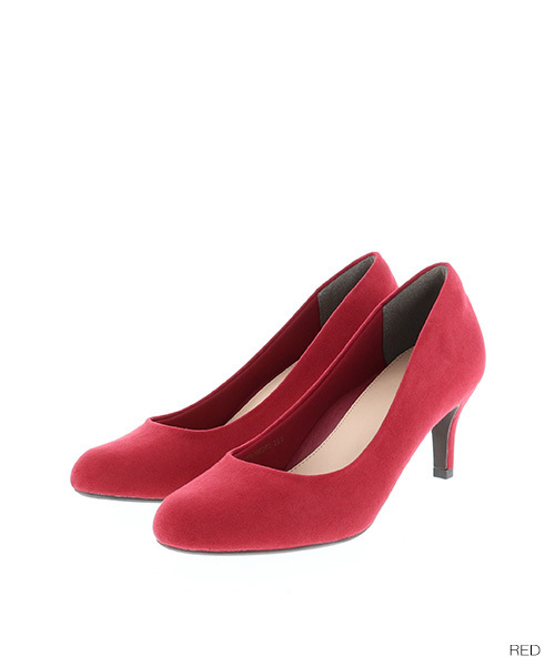 RANDA(ランダ)の「3E/ストレスフリー/ラウンドトゥパンプス(パンプス・レディース・レッド/ブラック系その他/ベージュ系その他/ブラック系その他2・23/24/25/22/22.5/24.5/23.5/21/25.5/21.5)」の4枚目の写真