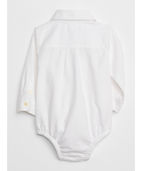 OXFORD シャツロンパース OXFORDシャツロンパース