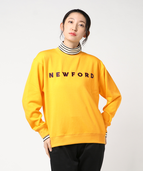 WEGO（ウィゴー）の「WEGO/ボーダーハイネックロゴスウェット