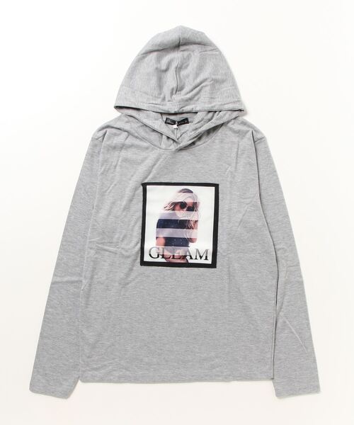 STYLEBLOCK(スタイルブロック)の「ガールプリントスムースパーカー(パーカー・メンズ・ホワイト/ブラック/グレー・L/LL/M)」の3枚目の写真
