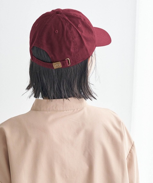 newhattan（ニューハッタン）の「【newhattan ニューハッタン】 キャップ STONE WASHED TWILL CAP（キャップ・レディース・チャコール/ライトブルー/ダークブルー/バーガンディー/カーキ/ブラック系その他/ダークブラウン/ブルー系その他2/グリーン系その他/ダークグリーン/ホワイト/ブルー系その他/オレンジ系その他/ラベンダー/オリーブ/ブラック・FREE）」の15枚目の写真