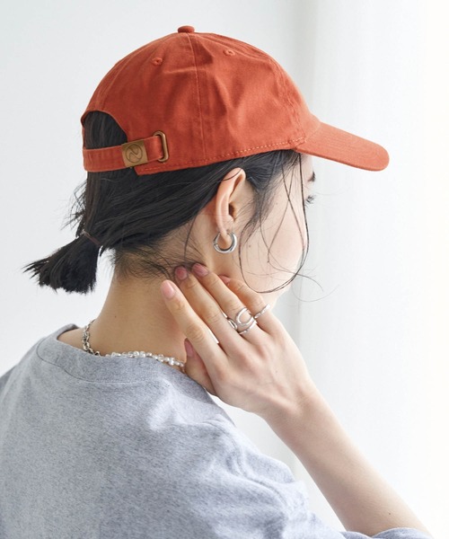 newhattan（ニューハッタン）の「【newhattan ニューハッタン】 キャップ STONE WASHED TWILL CAP（キャップ・レディース・チャコール/ライトブルー/ダークブルー/バーガンディー/カーキ/ブラック系その他/ダークブラウン/ブルー系その他2/グリーン系その他/ダークグリーン/ホワイト/ブルー系その他/オレンジ系その他/ラベンダー/オリーブ/ブラック・FREE）」の16枚目の写真