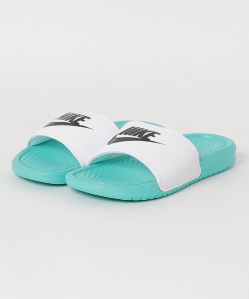 NIKE（ナイキ）の「WEGO/NIKE ベナッシJDI（サンダル・レディース・ブラック/グリーン系その他/ホワイト/ゴールド・MEDIUM/SMALL/X-SMALL）」の17枚目の写真