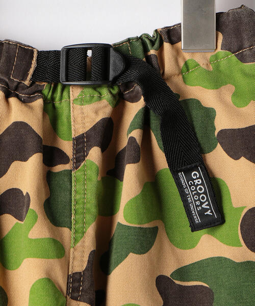 GROOVY COLORS（グルービーカラーズ）の「〔WEB限定〕GROOVY COLORS(グルービーカラーズ) 総柄パンツ（その他パンツ・キッズ・ブラック/オリーブ・110cm/120cm/130cm）」の7枚目の写真
