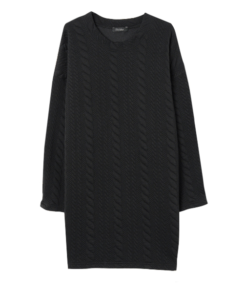 Duras Ambient アンビエント の ジャガードスウェットワンピース ワンピース Wear