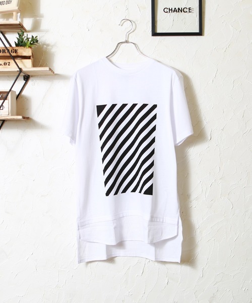 Westsea ウエストシー の ロング丈レイヤード半袖tシャツ Tシャツ カットソー Wear