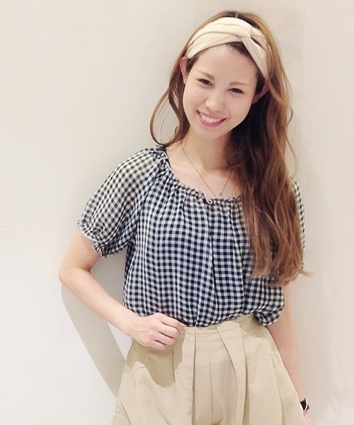 Chico（チコ）の「ビスチェ付チュニック（シャツ/ブラウス・レディース・ホワイト/ホワイト×ブラック/ホワイト×ブルー/ネイビー・FREE）」の15枚目の写真