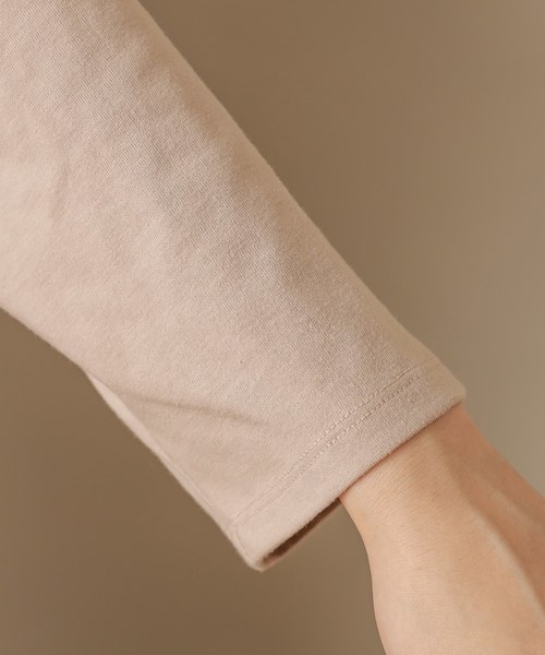 natural couture(ナチュラルクチュール)の「モノクロームフォトTシャツ(Tシャツ/カットソー・レディース・ベージュ/スミクロ/オフホワイト・FREE)」の7枚目の写真