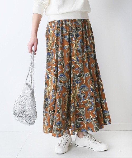 JOURNAL STANDARD relume(ジャーナルスタンダード レリューム)の「Little.S.Of.Hマーメードスカート(スカート・レディース・ネイビー/ブラウン・FREE)」の2枚目の写真
