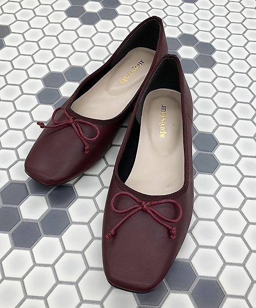 apres jour（アプレジュール）の「バレエシューズ【ZOZOTOWN限定アイテム】（パンプス・レディース・ブラック/ボルドー/ゴールド/その他/アイボリー・MEDIUM/LARGE/SMALL/X-LARGE）」の4枚目の写真