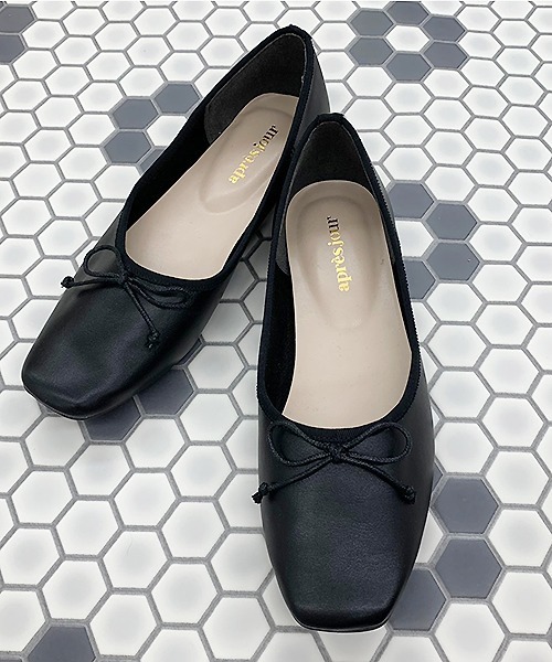 apres jour（アプレジュール）の「バレエシューズ【ZOZOTOWN限定アイテム】（パンプス・レディース・ブラック/ボルドー/ゴールド/その他/アイボリー・MEDIUM/LARGE/SMALL/X-LARGE）」の3枚目の写真