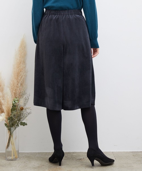 ROPE' PICNIC(ロペピクニック)の「ベロアキュロットパンツ(その他パンツ・レディース・ダークブラウン/ベージュ/ブルー系その他・40/38)」の5枚目の写真