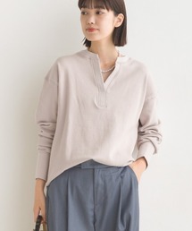 ハニカムストレッチバッグスリットプルオーバー
