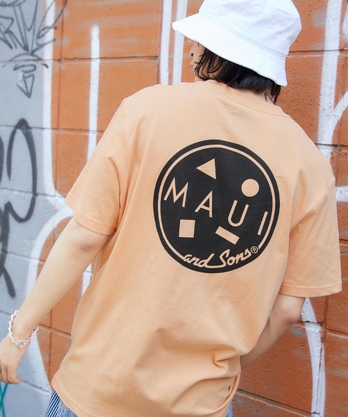 MAUI and Sons(マウイアンドサンズ)の「MAUI and Sons/マウイアンドサンズ COOKEI LOGO PRINT バッククッキーロゴプリント半袖Tシャツ(Tシャツ/カットソー・メンズ・ホワイト/ブラック/ネイビー/グレー/ホワイト系その他/ブラック系その他/グレー系その他/グリーン系その他/ブルー系その他/ホワイト系その他2/ブラック系その他2/オレンジ系その他・S/M/L/XL)」の12枚目の写真