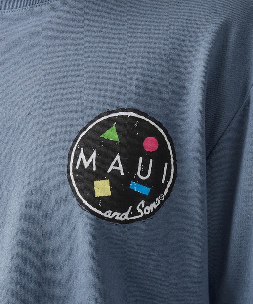 MAUI and Sons(マウイアンドサンズ)の「MAUI and Sons/マウイアンドサンズ COOKEI LOGO PRINT バッククッキーロゴプリント半袖Tシャツ(Tシャツ/カットソー・メンズ・ホワイト/ブラック/ネイビー/グレー/ホワイト系その他/ブラック系その他/グレー系その他/グリーン系その他/ブルー系その他/ホワイト系その他2/ブラック系その他2/オレンジ系その他・S/M/L/XL)」の15枚目の写真