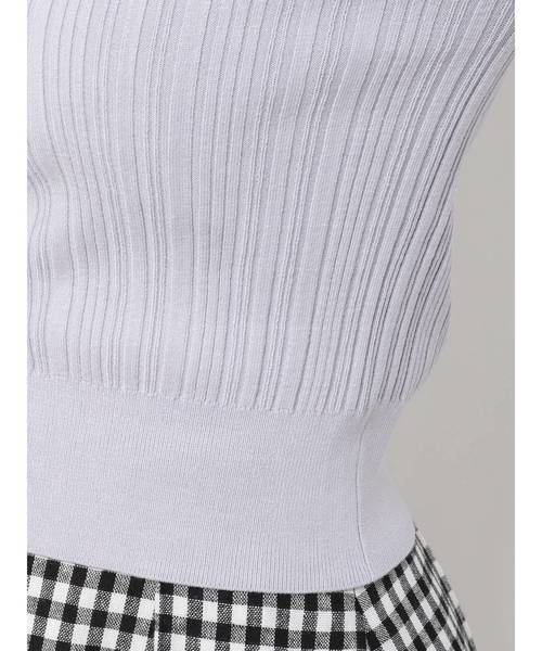 MERCURYDUO（マーキュリーデュオ）の「チェンジリブキーネックニット（ニット/セーター・レディース・オフホワイト/ミント/ラベンダー・FREE）」の12枚目の写真